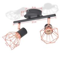 VidaXL Plafondlamp met 2 led&apos;s 8 w - thumbnail