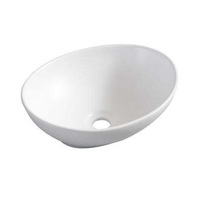 Barco waskom ovaal 40 x 33 x 14,5 cm keramiek mat wit