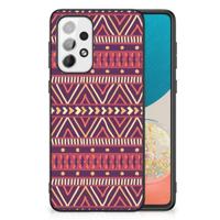 Samsung Galaxy A73 Back Case Aztec Paars - thumbnail
