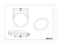 Trio PlafonnièreUmberto 29cm zwart - 680310132 - thumbnail