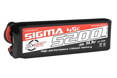 RC Plus Lipo 45c 11,1 volt 5200mah met XT60 stekker RC Plus Lipo 45c 11,1 volt 5200mah met XT60 stekker