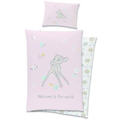 Disney Bambi BABY Dekbedovertrek, Welcome - 100 x 135 cm - Katoen