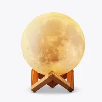 Maan Luchtbevochtiger en Nachtlampje - ø13cm - 800 ml - thumbnail