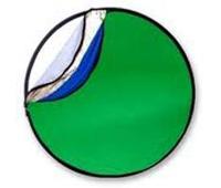 BRESSER BR-TR2 7 in 1 opvouwbare Diffuser, Reflectiescherm en Achtergrond 56cm rond - thumbnail