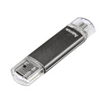 Hama FlashPen Laeta Twin USB-stick smartphone/tablet Grijs 16 GB USB-A 2.0, Micro-USB 2.0 - thumbnail