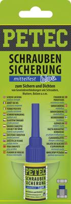 PETEC schroefbeveiliging "power" screw retention 5g sb medium strength blu