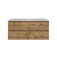 Badkamermeubelset Gliss Zeus 120 cm Natuur Eiken - thumbnail