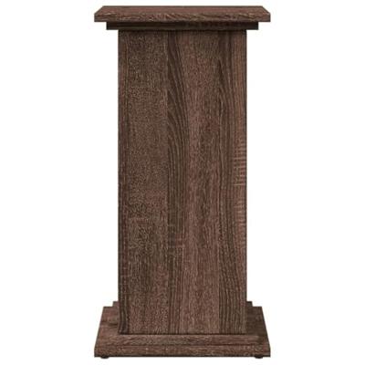 VidaXL Sokkel met opbergruimte 31x30x60 cm bewerkt hout bruin eiken - thumbnail