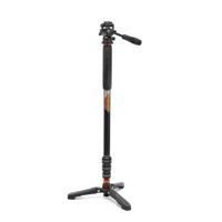 3 Legged Thing Punks Trent 2.0 Monopod Kit w/DOCZ2 Foot Stabilizer Blk, Slate Grey Copper - thumbnail