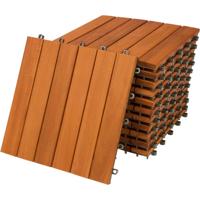 Gardentiles houten tuintegels - terrastegels 30 x 30cm = Pakket van 4 - thumbnail