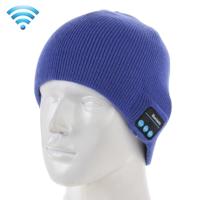 Knitted Bluetooth Headset Warm Winter Hat with Mic for Boy & Girl & Adults(Blue) - thumbnail