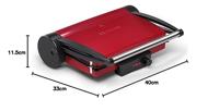 Bosch Haushalt TCG4104 Contactgrill Elektrisch Zwart, Rood - thumbnail