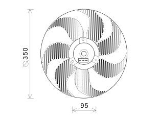 Koelventilator 5824745