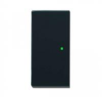 Busch-Jaeger 2CKA006220A0047 Afdekking 2-voudig free@home Zwart-grijs, Antraciet 1 stuk(s) - thumbnail