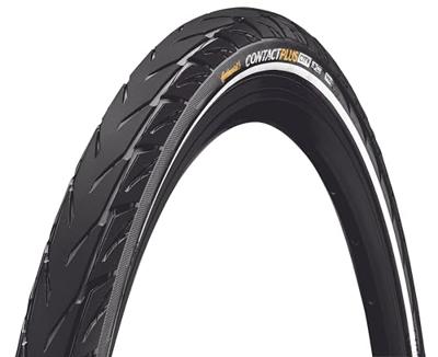 CONTINENTAL buitenband contact plus city 28x1.40 37-622 reflectie zwart CONTINENTAL buitenband contact plus city 28x1.40 37-622 reflectie zwart