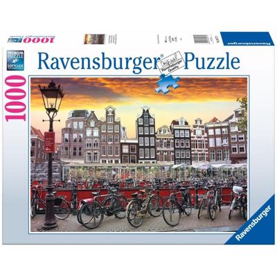 Ravensburger Puzzel Amsterdam Fietsenstalling 1000 Stukjes Ravensburger Puzzel Amsterdam Fietsenstalling 1000 Stukjes