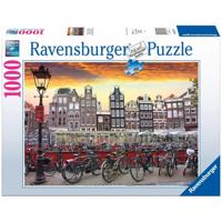 Ravensburger Puzzel Amsterdam Fietsenstalling 1000 Stukjes - thumbnail