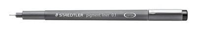 Fineliner staedtler pigment 308 0.1mm zwart | 10 stuks Fineliner staedtler pigment 308 0.1mm zwart | 10 stuks