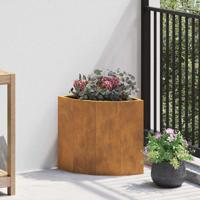 VidaXL Hoek plantbak roestig 30 x 30 x 35 cm cortenstaal - thumbnail