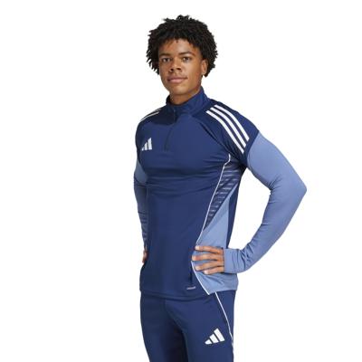 adidas Tiro 25 Competition Trainingstrui 1/4-Zip Donkerblauw Lichtblauw Wit