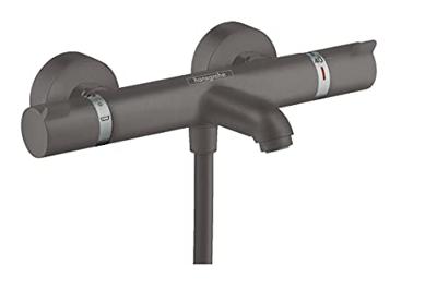 Hansgrohe Opbouw Badthermostaat Ecostat Comfort Geborsteld Zwart Chroom