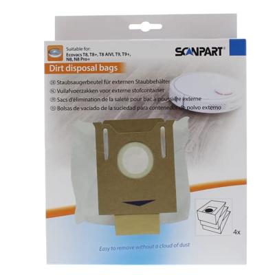 ScanPart Kompatibel mit Ecovacs Deebot T8 1190081101 Stofzuigerzak ScanPart Kompatibel mit Ecovacs Deebot T8 1190081101 Stofzuigerzak