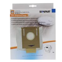 ScanPart Kompatibel mit Ecovacs Deebot T8 1190081101 Stofzuigerzak - thumbnail