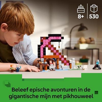 LEGO Minecraft de pikhouweelmijn 21277