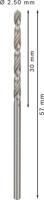 Bosch Accessoires Metaalboren HSS-G, Standard 2,5 x 30 x 57 mm 10st - 2608595053 - thumbnail