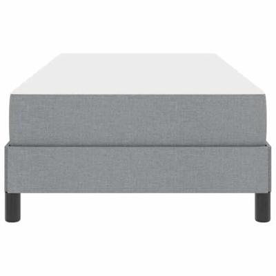 Boxspring bed Anders Lichtgrijs 90 x 190 cm Stof