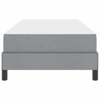 Boxspring bed Anders Lichtgrijs 90 x 190 cm Stof - thumbnail