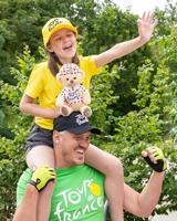 Pluche - GIPSY TOYS - Tour De France - Polka Dot Shirt Beer 24 cm - thumbnail