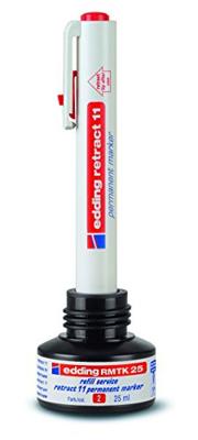 Edding retract 11 4-11001 Permanent marker Zwart Watervast: Ja