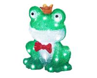 Led kikker l18b23h28cm-40l grn/kwt Lumineo - Lumineo - thumbnail