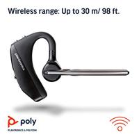 Plantronics Voyager 5200 Office Mono Bluetooth-headset (1-weg), WindSmart-technologie, adaptieve microfoons, IPX4, knop voor spraakbediening, NFC, laadstation met USB-A - thumbnail