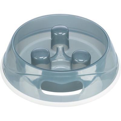 TRIXIE VOERBAK SLOW FEED KUNSTSTOF ANTI-SLIP ASSORTI 27 CM 1,5 LTR