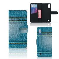 Samsung Galaxy M10 | Wallet Case | met Pasjes | Jeans - thumbnail
