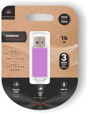 USB stick Tech One Tech Basic 16 GB USB stick Tech One Tech Basic 16 GB