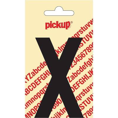 Plakletter Nobel Sticker zwarte letter X Pickup - Pickup