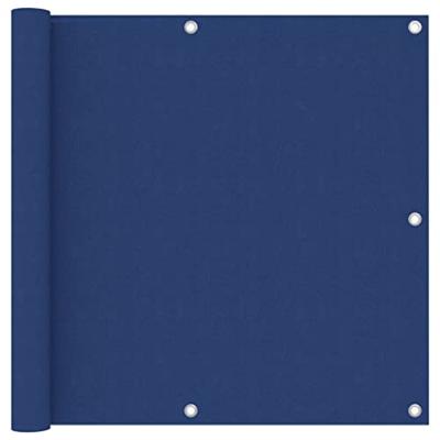 VidaXL Balkonscherm 90x400 cm oxford stof blauw