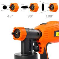 Verfspuit elektrisch met 3 mondstukken 500 W 800 ml - thumbnail