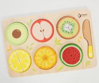 Classic World Houten Fruit Puzzel Breuken - thumbnail