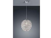 Trio Moderne HanglampPetty met kristal 35cm - R30451906 - thumbnail