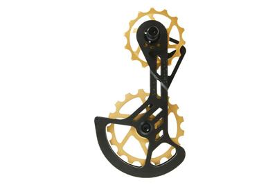 Split Second CPC System Shimano Achterderailleur 11S - Zwart/Goud Split Second CPC System Shimano Achterderailleur 11S - Zwart/Goud
