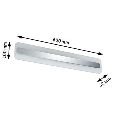 Paulmann Lukida 70463 LED-wandlamp voor badkamer 9 W Warmwit Chroom Paulmann Lukida 70463 LED-wandlamp voor badkamer 9 W Warmwit Chroom