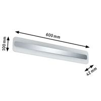 Paulmann Lukida 70463 LED-wandlamp voor badkamer 9 W Warmwit Chroom - thumbnail