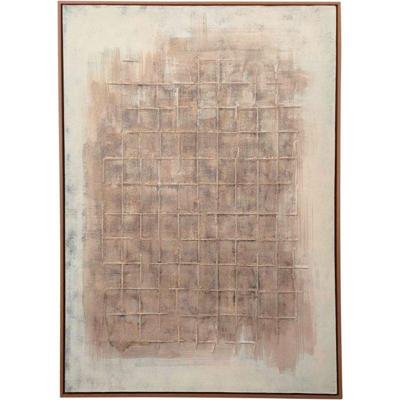 3D schilderij Grid 80x120cm