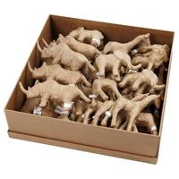 Creativ Company Jungle dieren papier-maché, 32st. - thumbnail