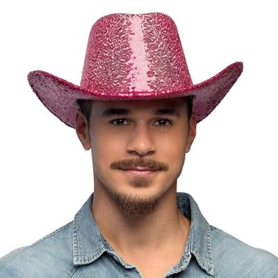 Hoed Rodeo Party fel roze
