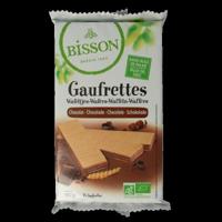 Bisson Chocolade wafels gaufrettes bio 190 Gram - thumbnail